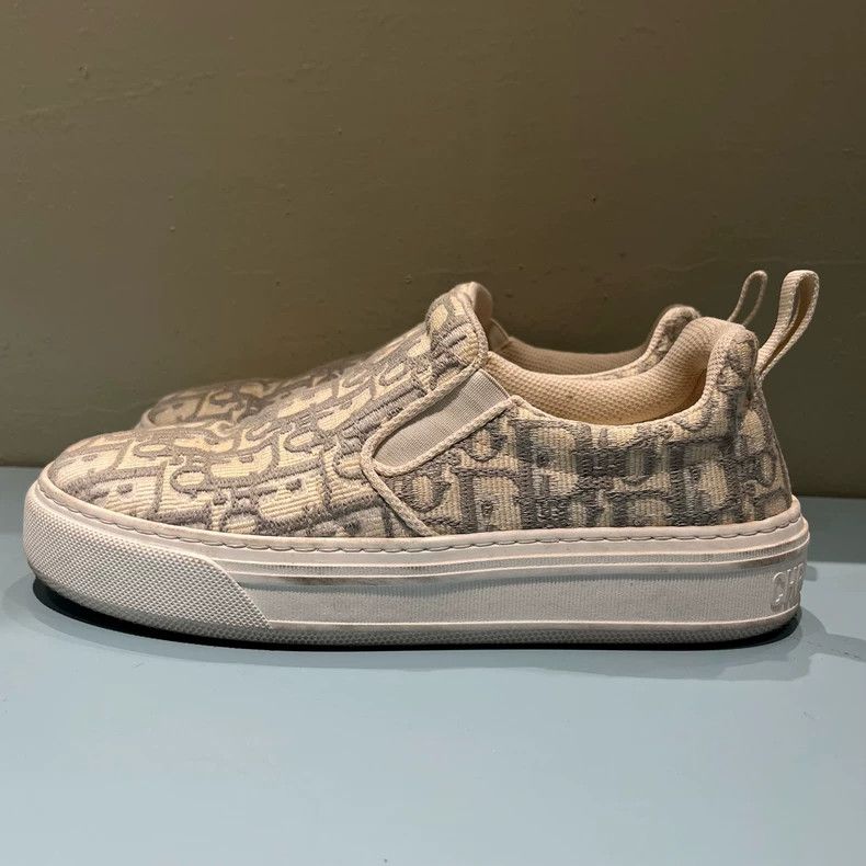 Dior Dior Gray Low-Top Fashion Sneakers Size 36 Size US 5.5 / EU 38 - 3 Thumbnail