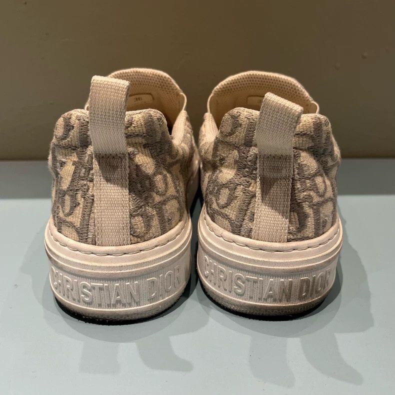 Dior Dior Gray Low-Top Fashion Sneakers Size 36 Size US 5.5 / EU 38 - 4 Thumbnail