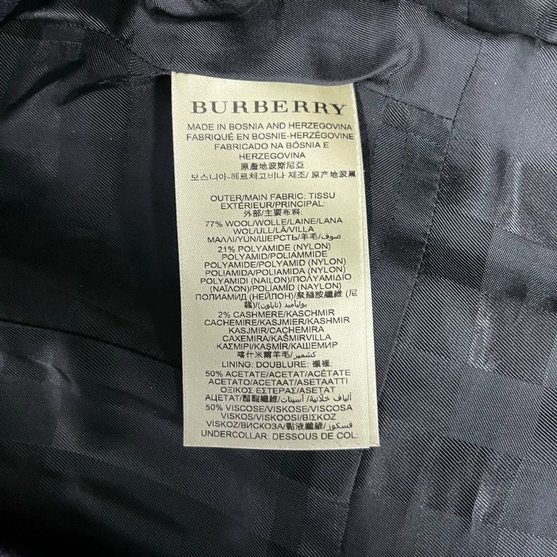 Burberry Burberry Black Wool Double-Breasted Coat Size US M / EU 48-50 / 2 - 5 Thumbnail
