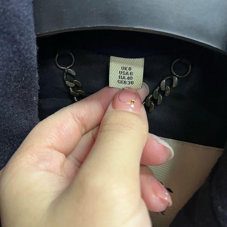 Burberry Burberry Black Wool Double-Breasted Coat Size US M / EU 48-50 / 2 - 3 Thumbnail