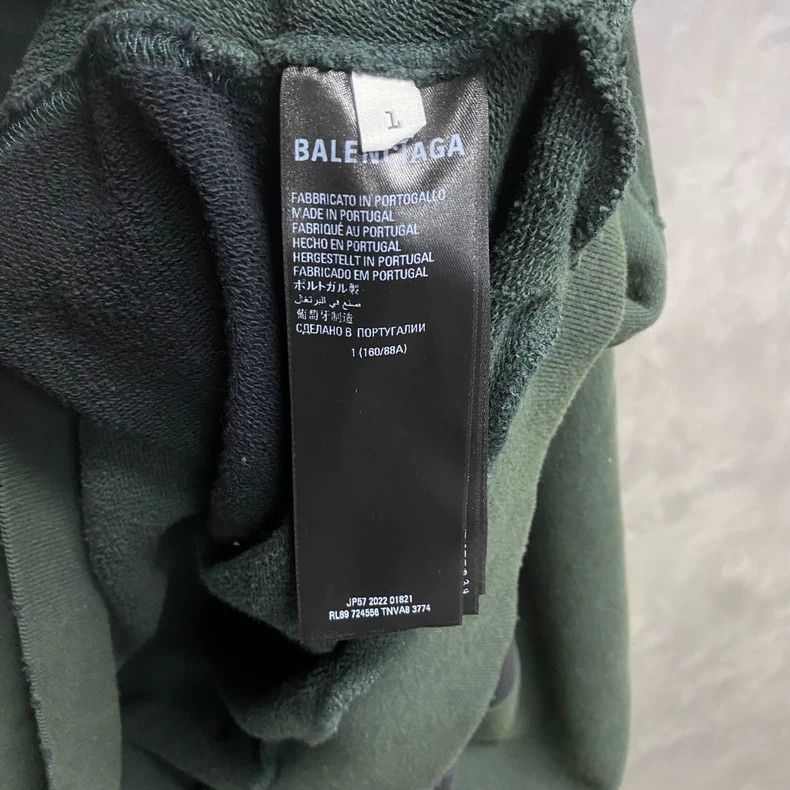 Balenciaga Balenciaga adidas Green Embroidered Logo Hoodie Size US M / EU 48-50 / 2 - 4 Thumbnail