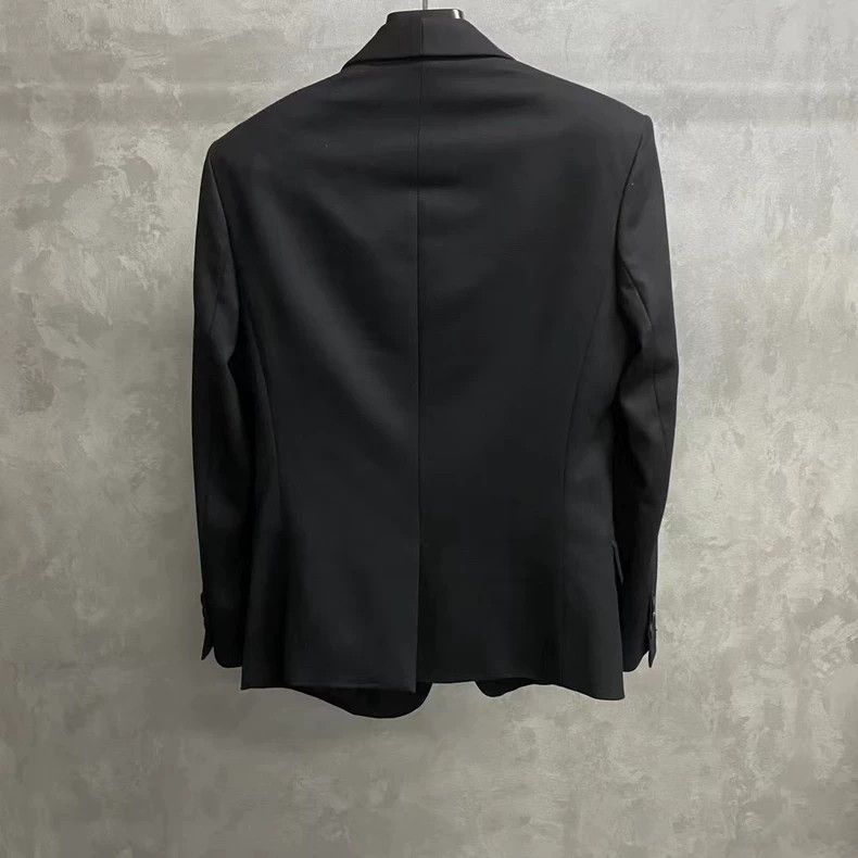 Balmain Balmain Black Embroidered Logo Blazer Jacket Size US L / EU 52-54 / 3 - 2 Thumbnail