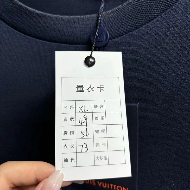 Louis Vuitton Louis Vuitton Blue Gradient Logo Short Sleeve Shirt Size US XL / EU 56 / 4 - 5 Thumbnail