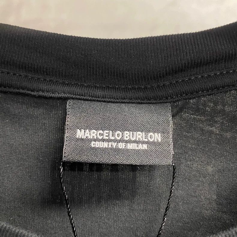Marcelo Burlon Marcelo Burlon Black Printed Short Sleeve Shirt Size US L / EU 52-54 / 3 - 3 Thumbnail