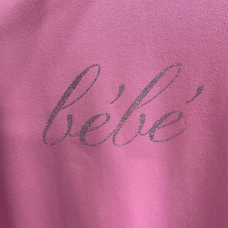 Balenciaga Balenciaga Pink Logo Hoodie with Rhinestones Size US XS / EU 42 / 0 - 3 Thumbnail