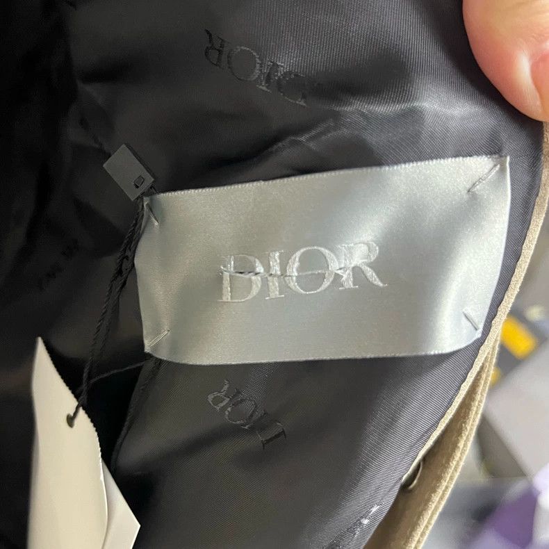 Dior Beige Long Sleeve Button-Up Leather Jacket Size US L / EU 52-54 / 3 - 2 Thumbnail