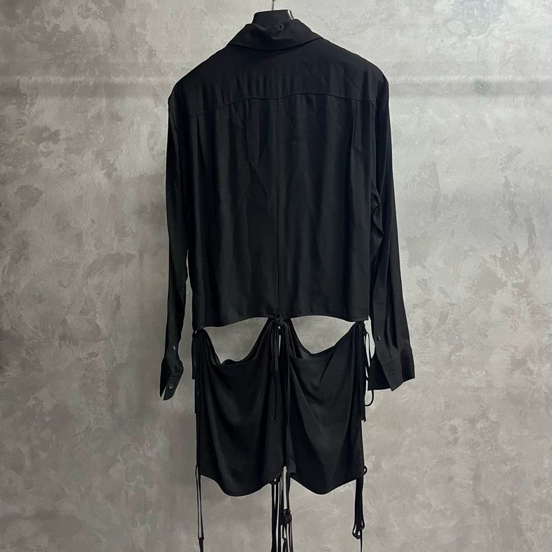 Loewe Black Hollow Long Sleeve Shirt by Loewe Size US L / EU 52-54 / 3 - 3 Thumbnail