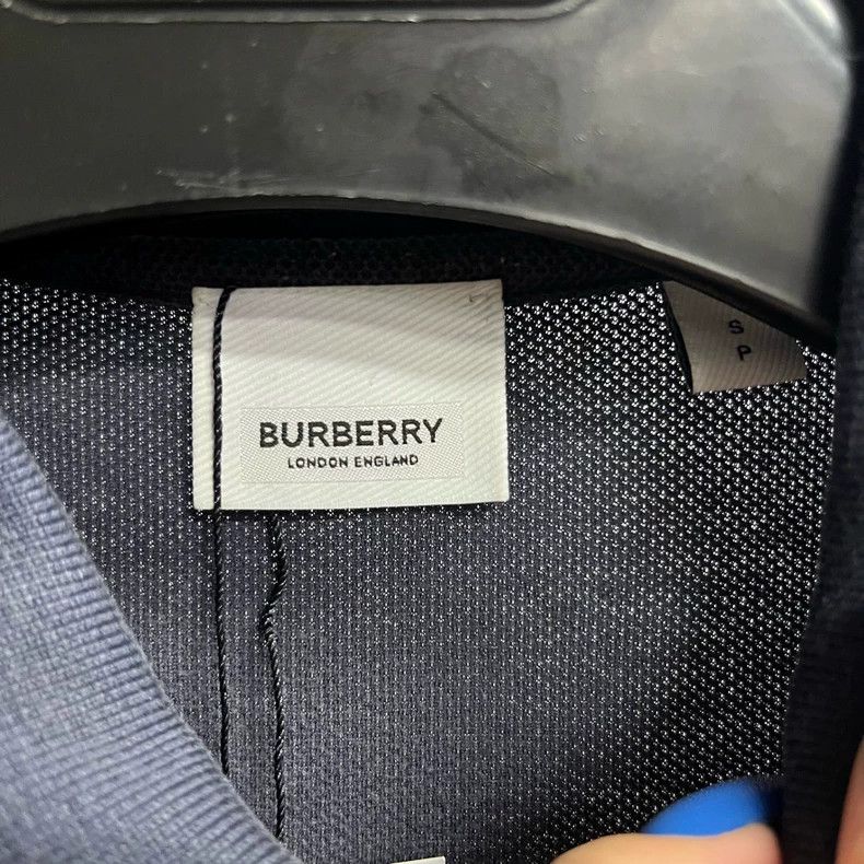 Burberry Burberry Classic Navy Polo Shirt for Men Size US S / EU 44-46 / 1 - 2 Thumbnail
