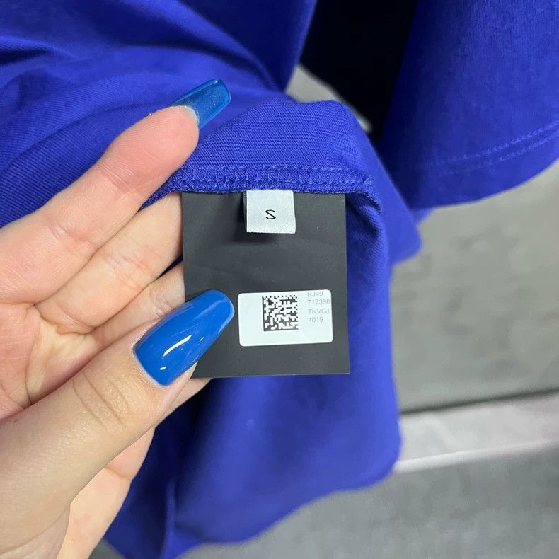 Balenciaga Balenciaga Blue Logo Short Sleeve T-Shirt Size US S / EU 44-46 / 1 - 4 Thumbnail