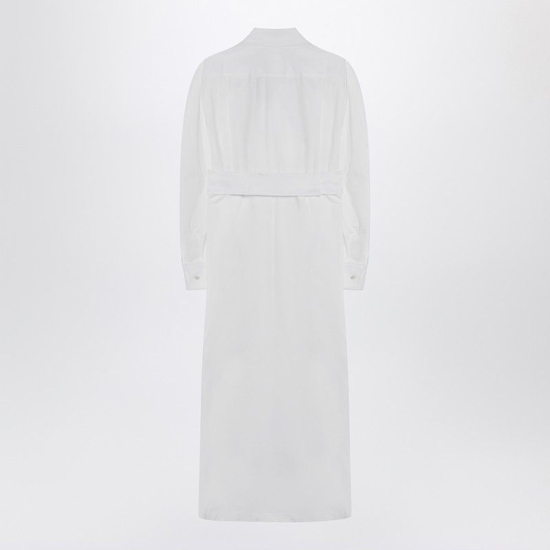 Max Mara Max Mara White Shirt Dress In Cotton Twill Size XS / US 0-2 / IT 36-38 - 2 Thumbnail