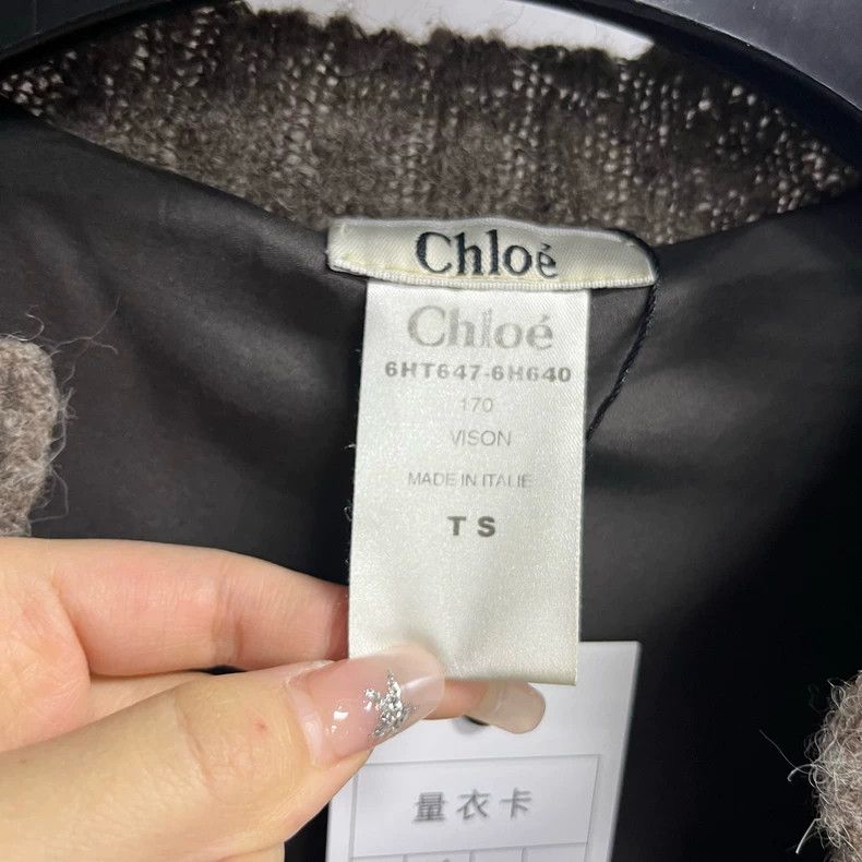 Chloe Gray Wool Single-Breasted Long Sleeve Jacket Size US S / EU 44-46 / 1 - 2 Thumbnail