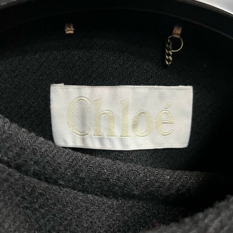 Chloe Black Wool Double-Breasted Coat by Chloe Size US S / EU 44-46 / 1 - 2 Thumbnail