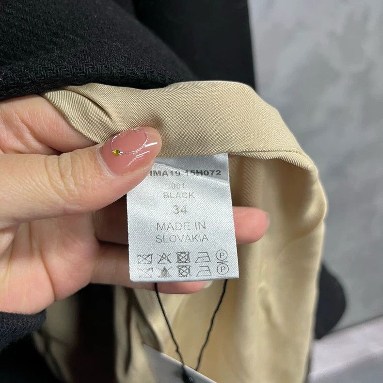 Chloe Black Wool Double-Breasted Coat by Chloe Size US S / EU 44-46 / 1 - 3 Thumbnail