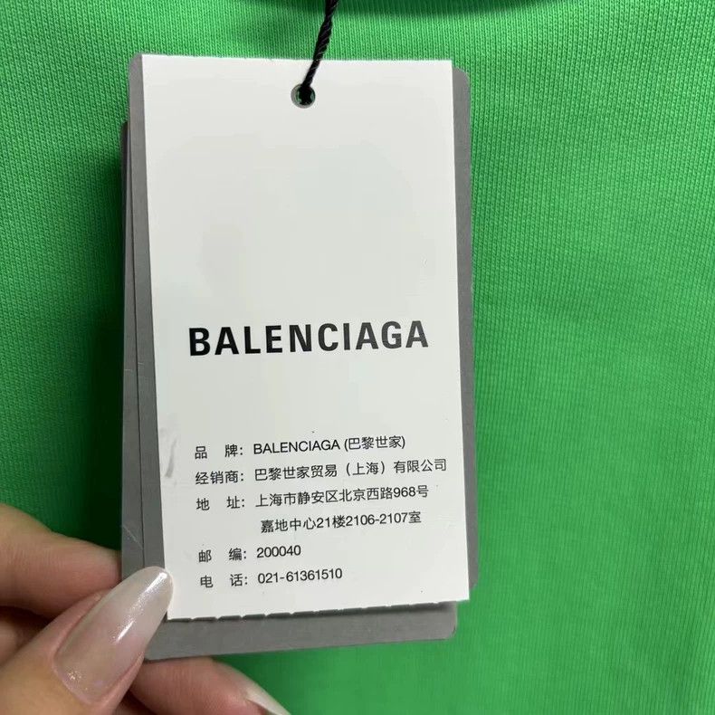 Balenciaga Balenciaga Green Embroidered Logo Hoodie Size US M / EU 48-50 / 2 - 4 Thumbnail