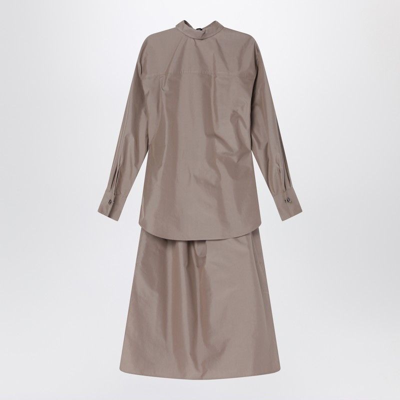 Fendi Fendi Barley Cotton And Silk Chemisier Dress Size XS / US 0-2 / IT 36-38 - 2 Thumbnail