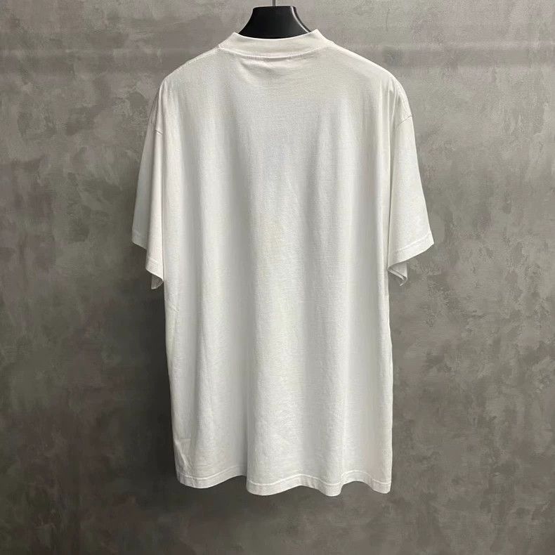 Balenciaga Balenciaga Adidas White Logo Short Sleeve Shirt Size US M / EU 48-50 / 2 - 2 Thumbnail