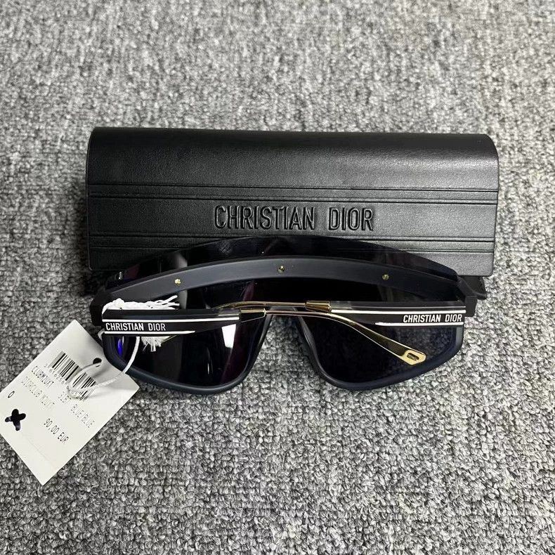 Dior Christian Dior Black Metal Frame Sunglasses Size ONE SIZE - 3 Thumbnail