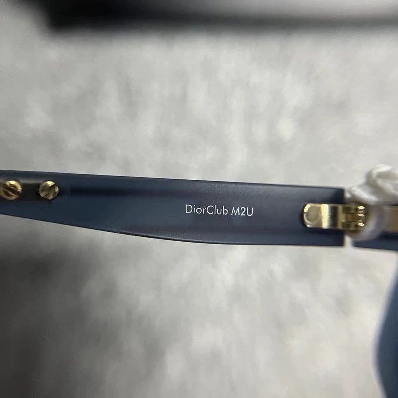 Dior Christian Dior Black Metal Frame Sunglasses Size ONE SIZE - 5 Thumbnail