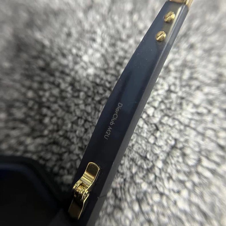 Dior Dior Black Metal Frame Sunglasses with Case Size ONE SIZE - 5 Thumbnail