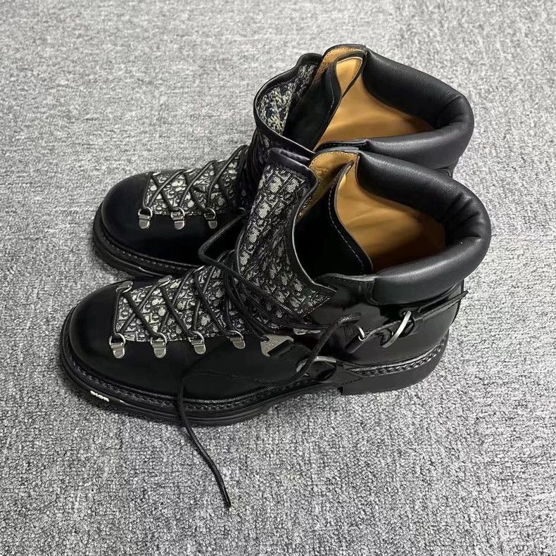 Dior Dior Black Leather Casual Short Boots Size US 10 / EU 43 - 3 Thumbnail