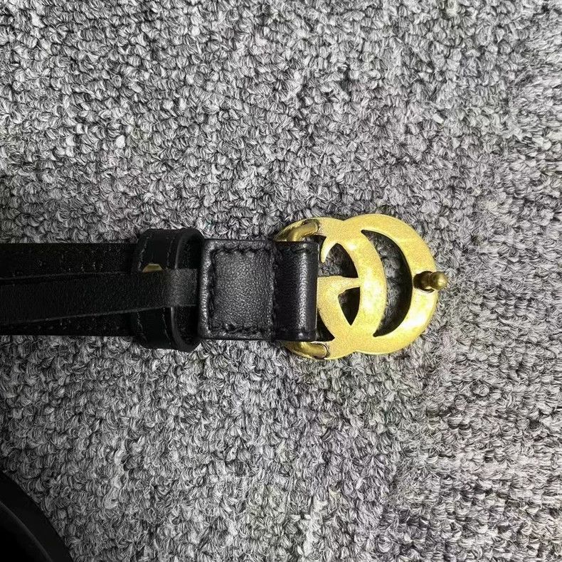 Gucci Gucci Black Double G Gemstone Belt Size ONE SIZE - 3 Thumbnail