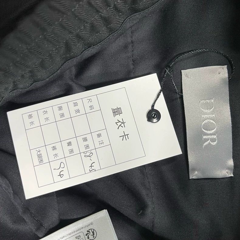 Dior Dior Black Drawstring Tech Fabric Sweatpants Size US 44 / EU 60 - 4 Thumbnail