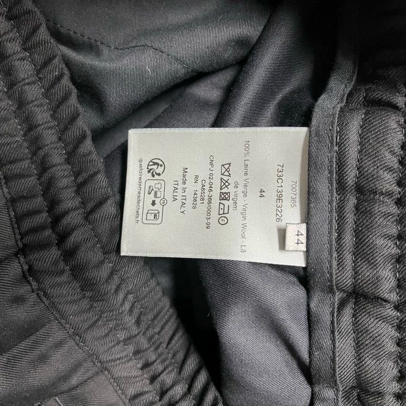 Dior Dior Black Drawstring Tech Fabric Sweatpants Size US 44 / EU 60 - 3 Thumbnail