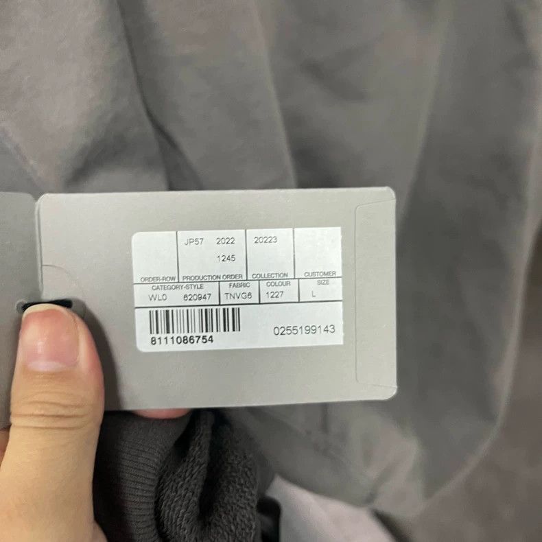Balenciaga Balenciaga Gray Logo Print Hooded Sweatshirt Size US M / EU 48-50 / 2 - 8 Thumbnail