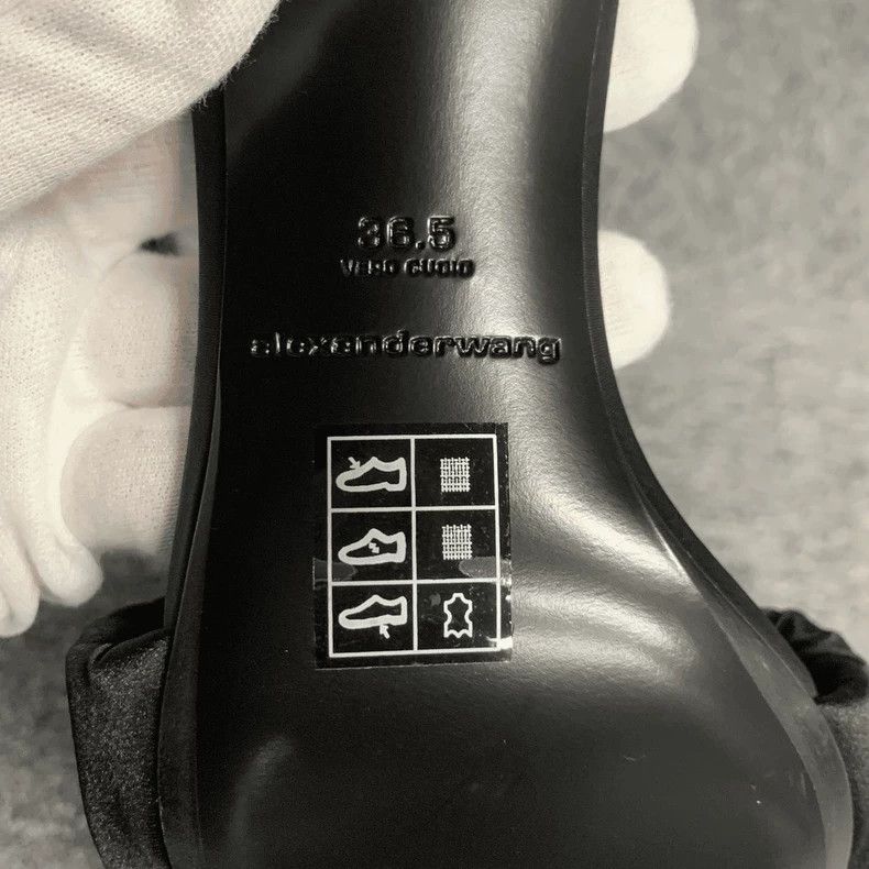 Alexander Wang Alexander Wang Black Satin High Heels Size US 5.5 / EU 38 - 5 Thumbnail