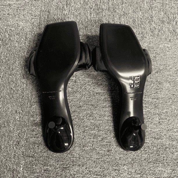 Alexander Wang Alexander Wang Black Satin High Heels Size US 5.5 / EU 38 - 4 Thumbnail