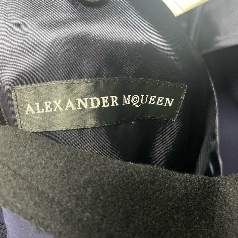 Alexander McQueen Alexander McQueen Blue Black Color Block Jacket Size US L / EU 52-54 / 3 - 3 Thumbnail