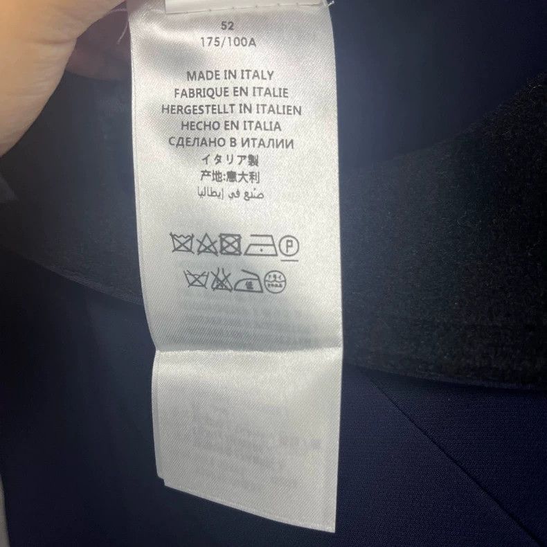Alexander McQueen Alexander McQueen Blue Black Color Block Jacket Size US L / EU 52-54 / 3 - 5 Thumbnail
