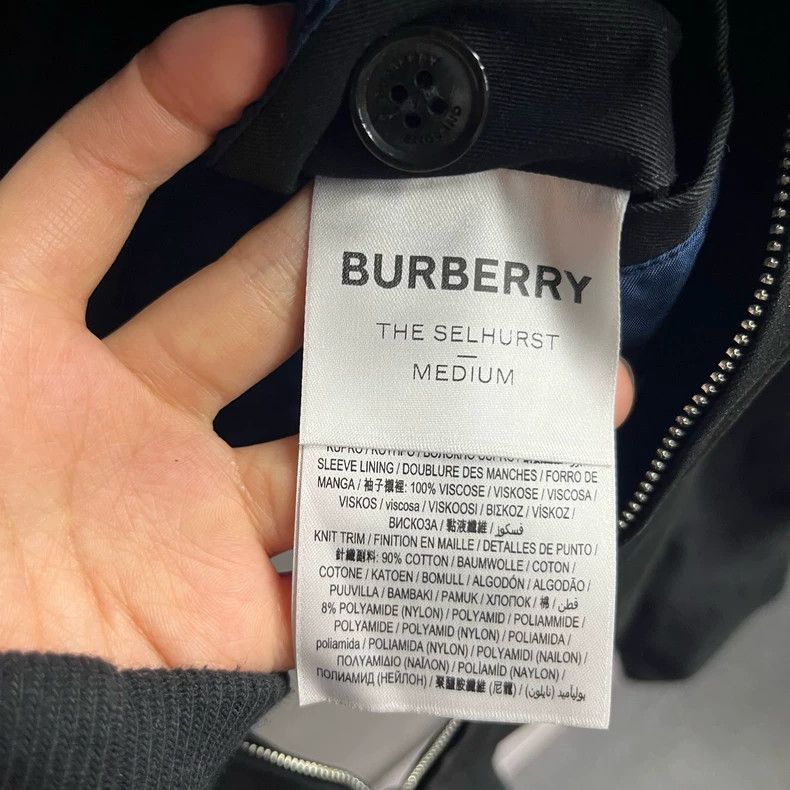 Burberry Burberry Black Long Sleeve Jacket with Logo Size US L / EU 52-54 / 3 - 4 Thumbnail