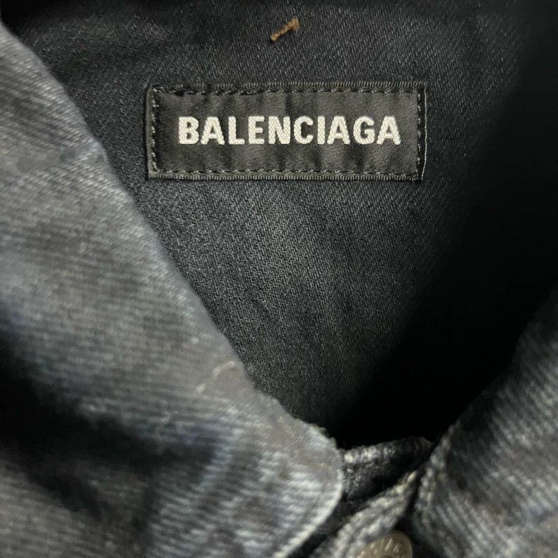Balenciaga Balenciaga Black Heavy Jacket Outerwear Size US M / EU 48-50 / 2 - 2 Thumbnail