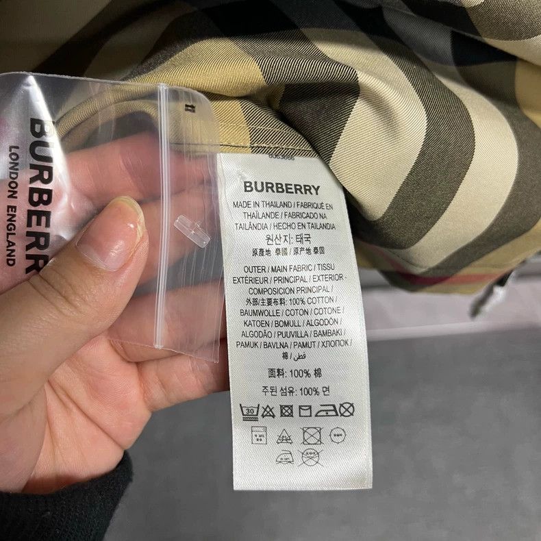 Burberry Burberry Beige Check Button-Up Long Sleeve Shirt Size US S / EU 44-46 / 1 - 4 Thumbnail