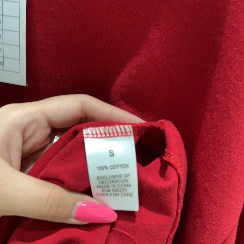 Fear of God Fear of God Red Logo Long Sleeve Shirt Size US S / EU 44-46 / 1 - 4 Thumbnail