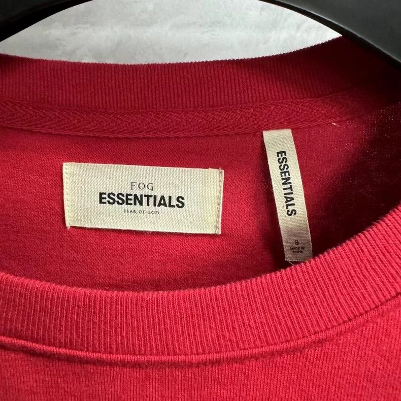 Fear of God Fear of God Red Logo Long Sleeve Shirt Size US S / EU 44-46 / 1 - 2 Thumbnail