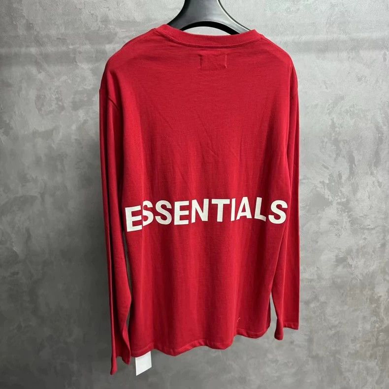 Fear of God Fear of God Red Logo Long Sleeve Shirt Size US S / EU 44-46 / 1 - 3 Thumbnail