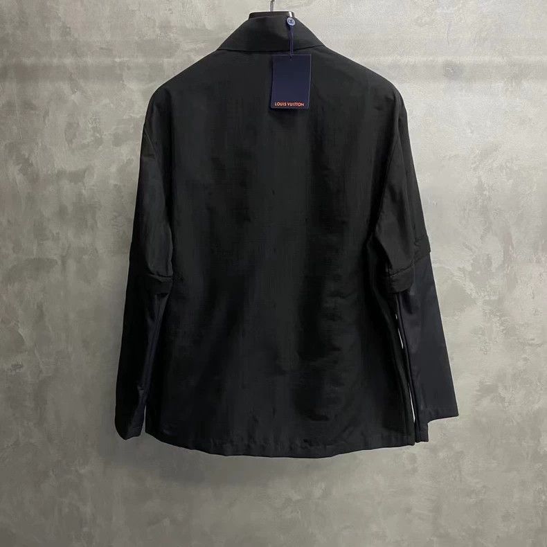 Louis Vuitton Louis Vuitton Black Embroidered Work Jacket Size US L / EU 52-54 / 3 - 2 Thumbnail