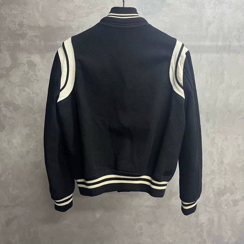 Saint Laurent Paris Saint Laurent Classic Black Striped Jacket Size US M / EU 48-50 / 2 - 5 Thumbnail