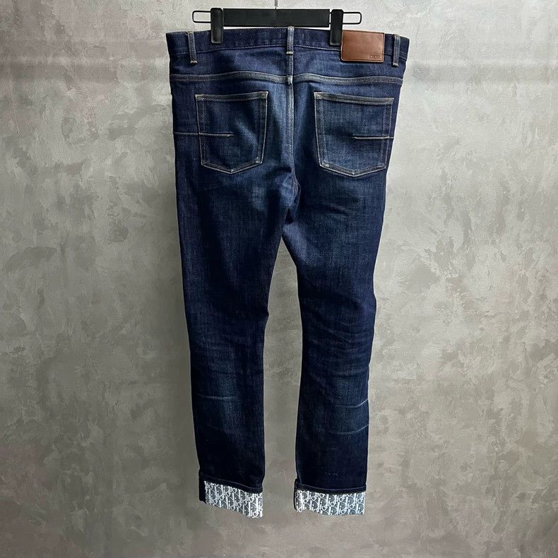 Dior Dior Blue Slim Fit Denim Pants Size US 33 - 6 Thumbnail