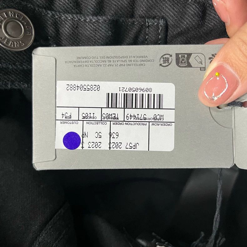 Balenciaga Balenciaga Black Denim Jacket with Logo Size US S / EU 44-46 / 1 - 7 Thumbnail