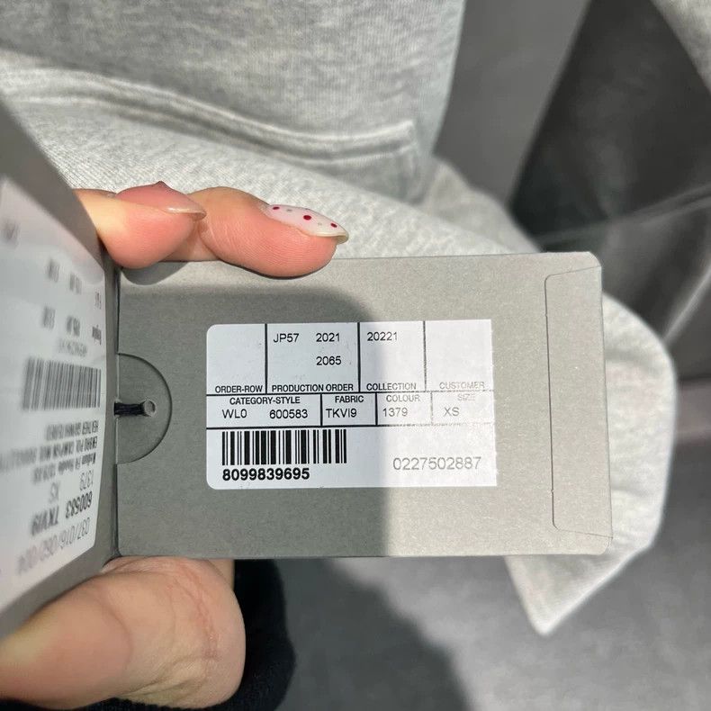 Balenciaga Balenciaga Gray Hoodie with Letter Embroidery Size US XS / EU 42 / 0 - 5 Thumbnail