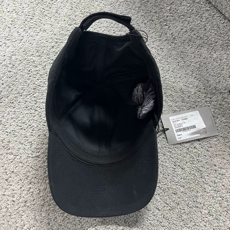 Balenciaga Balenciaga Black Logo Embroidery Cap Size ONE SIZE - 7 Thumbnail