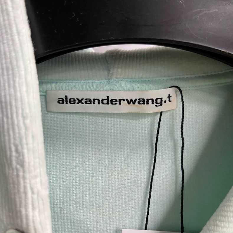 Alexander Wang Alexander Wang Cropped Hoodie with Logo Size US XS / EU 42 / 0 - 2 Thumbnail