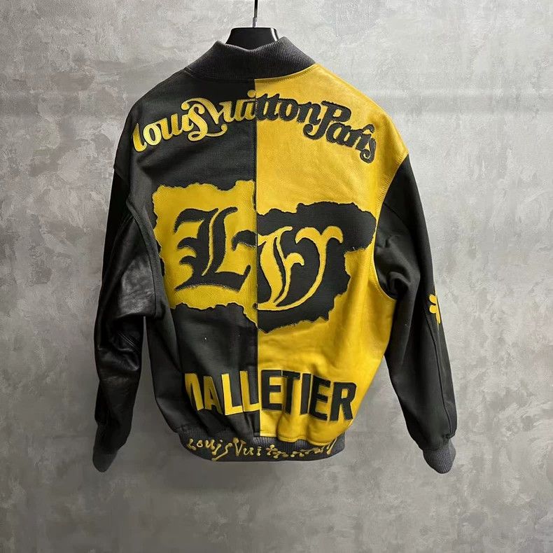 Louis Vuitton Louis Vuitton Black and Yellow Colorblock Jacket Size US L / EU 52-54 / 3 - 5 Thumbnail