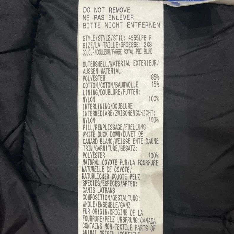 Canada Goose Canada Goose Blue Hooded Expedition Jacket Size US XXS / EU 40 - 5 Thumbnail