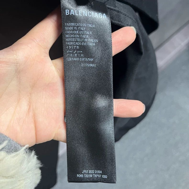 Balenciaga Balenciaga Black Pocket Long Sleeve Jacket Size US S / EU 44-46 / 1 - 4 Thumbnail