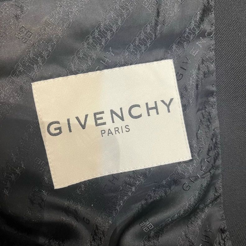 Givenchy Givenchy Black Lightweight Wool Suit Jacket Size US L / EU 52-54 / 3 - 4 Thumbnail