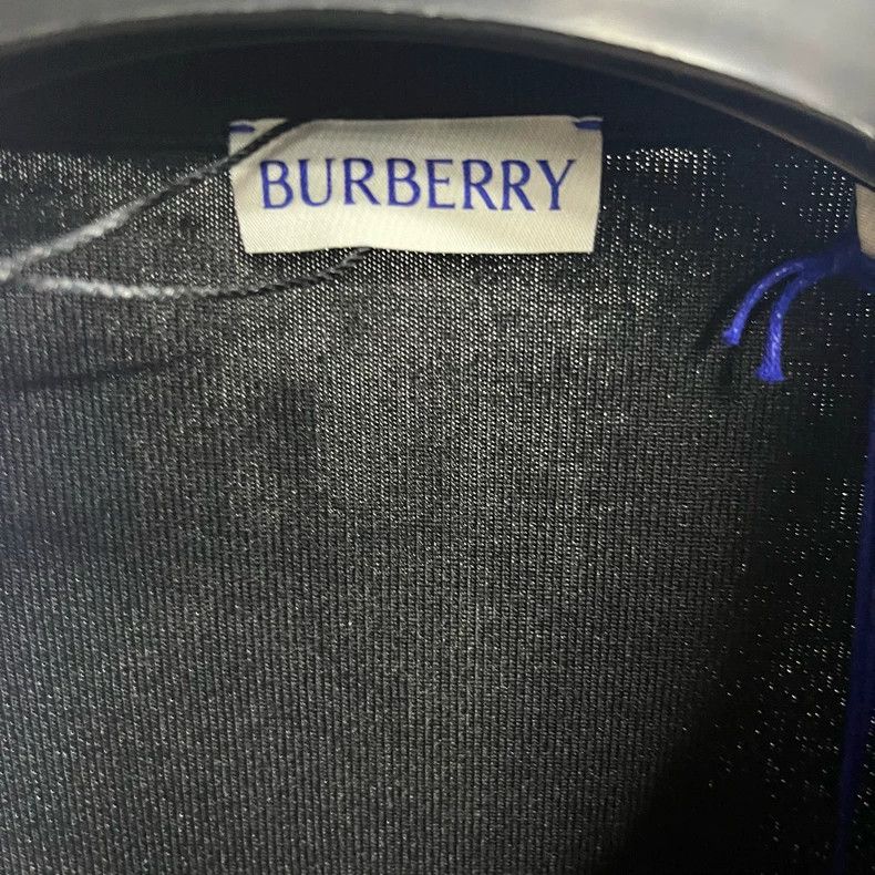 Burberry Burberry Black Striped Zip Long Sleeve Jacket Size US L / EU 52-54 / 3 - 2 Thumbnail